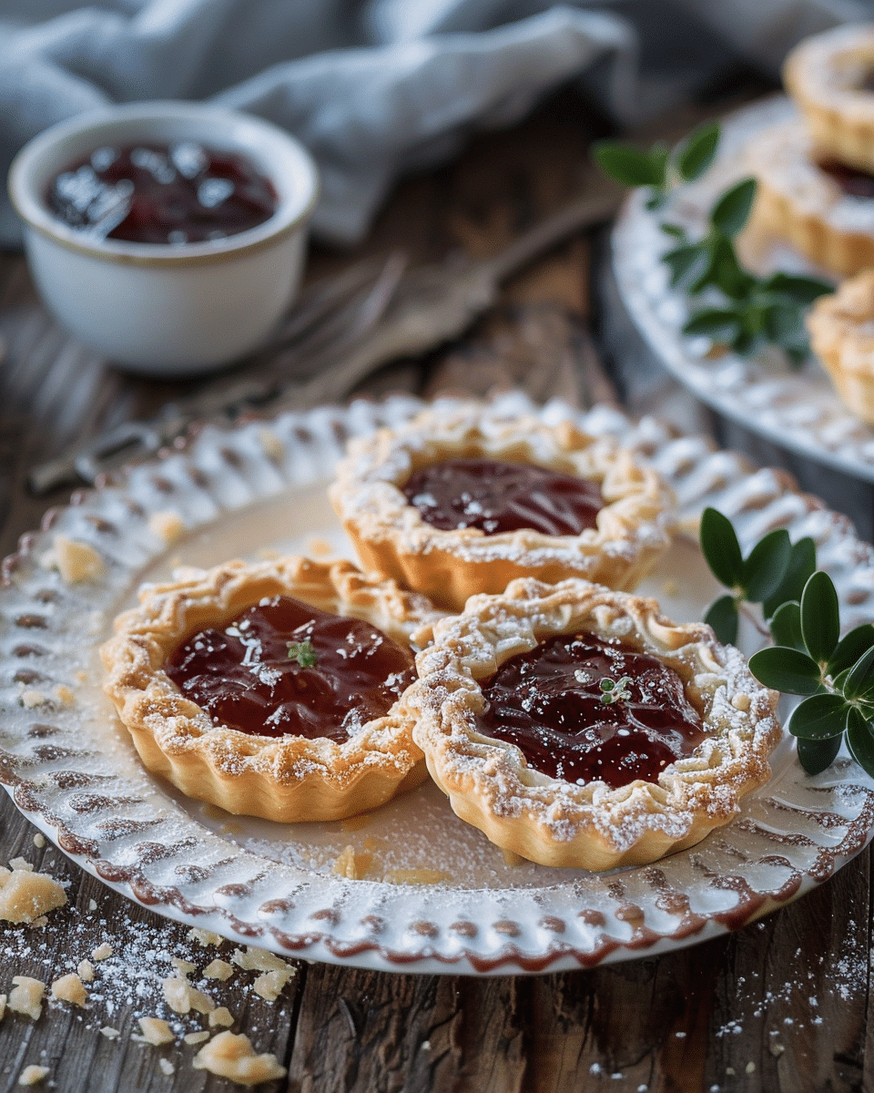 3 Ingredient Puff Pastry Jam Tarts
