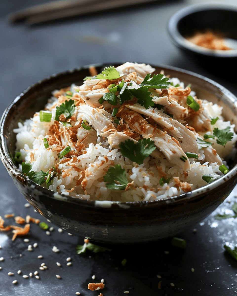 Coconut Chicken Rice Bowl Recipe