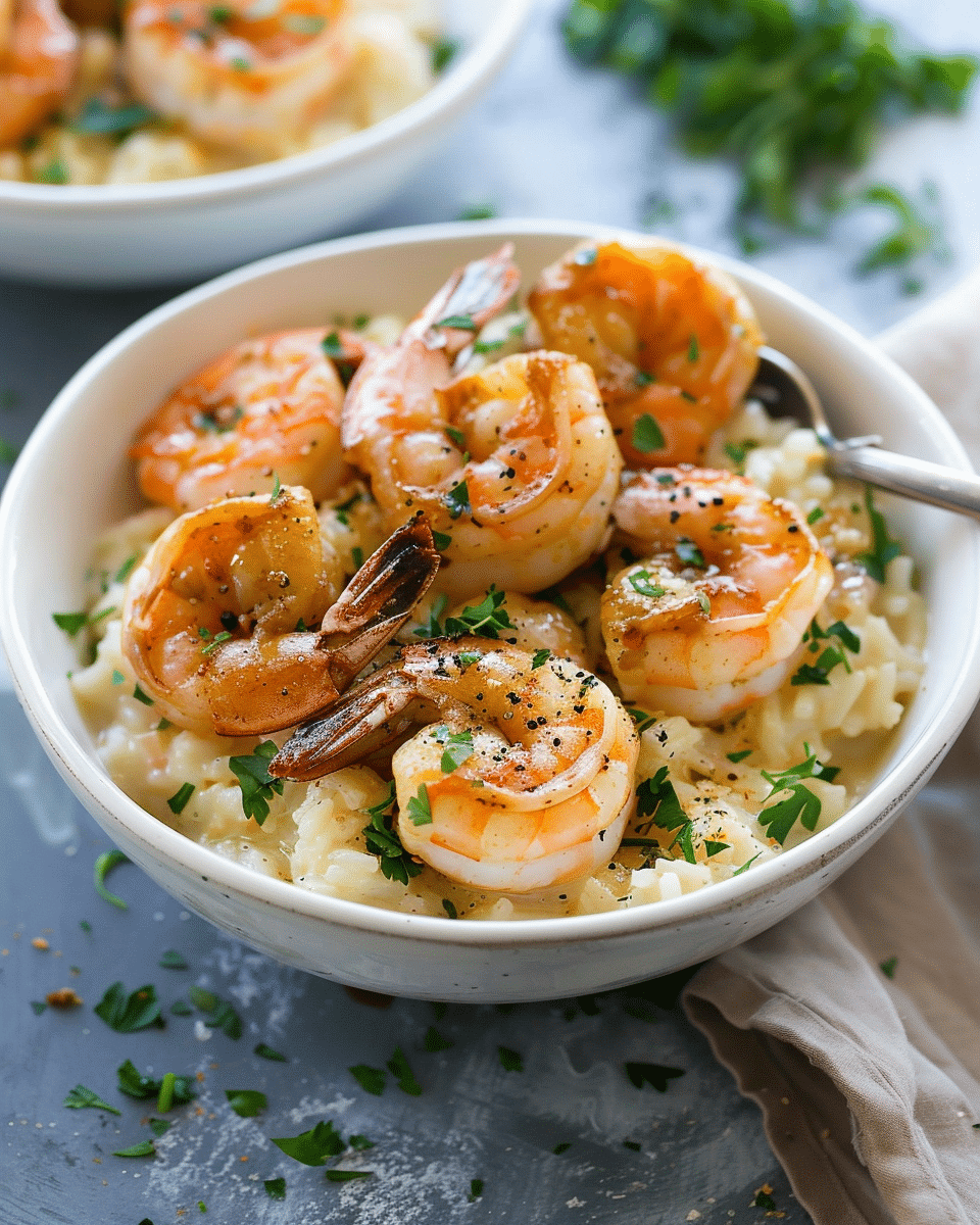 Creamy Parmesan Risotto with Shrimp Recipe