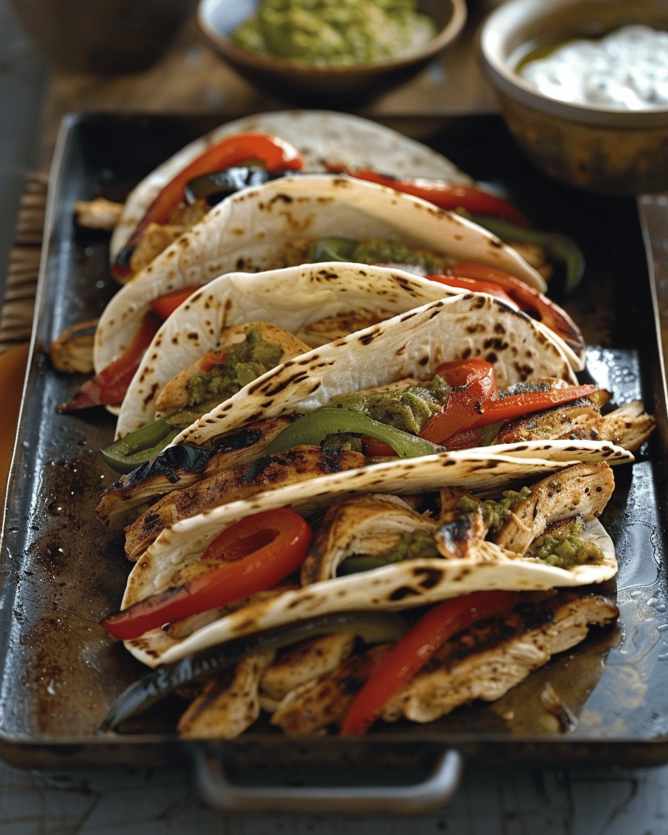 Chicken Poblano Fajitas