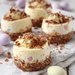 Easy Mini Easter Egg Cheesecakes