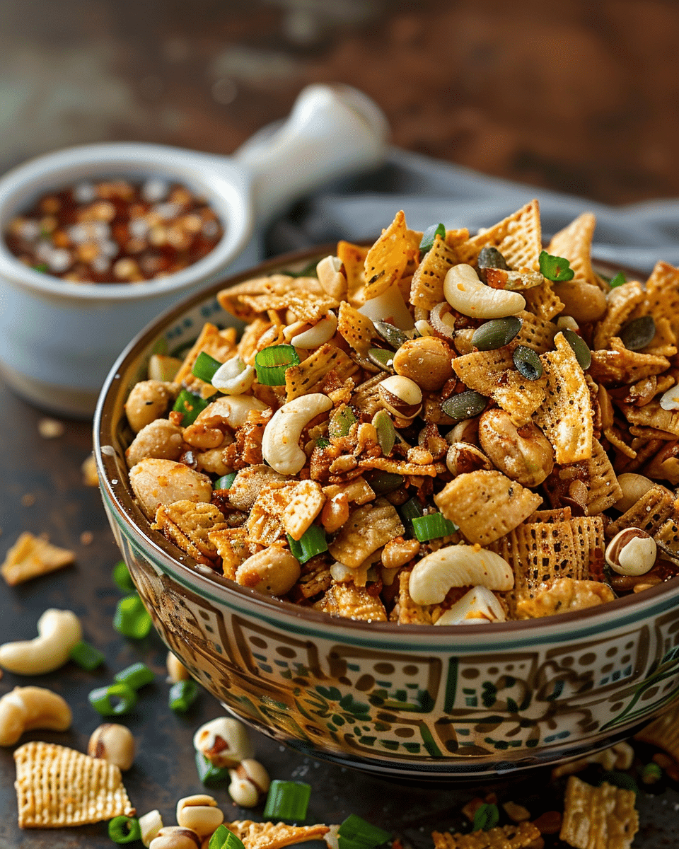 Easy Spicy Ranch Snack Mix