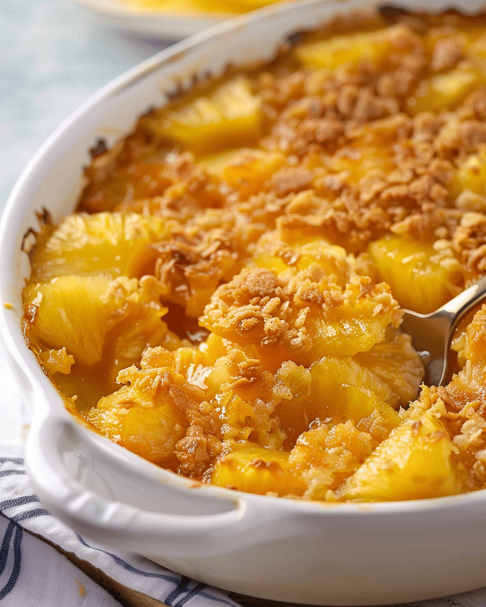 Pineapple Casserole Recipe