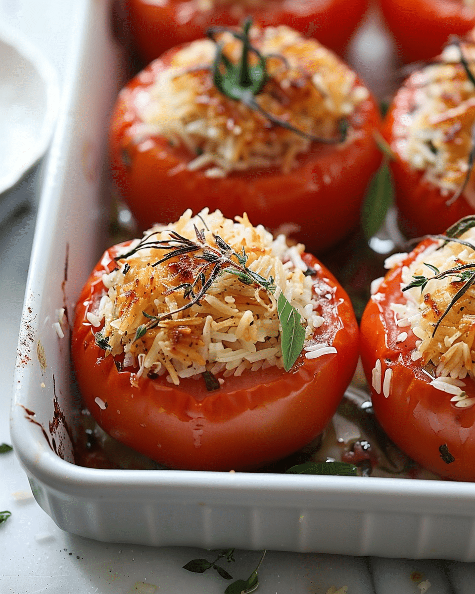 Rice Stuffed Tomatoes Recipe