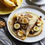 Banana and Hazelnut Crepes