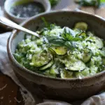 Jammy Zucchini Risotto