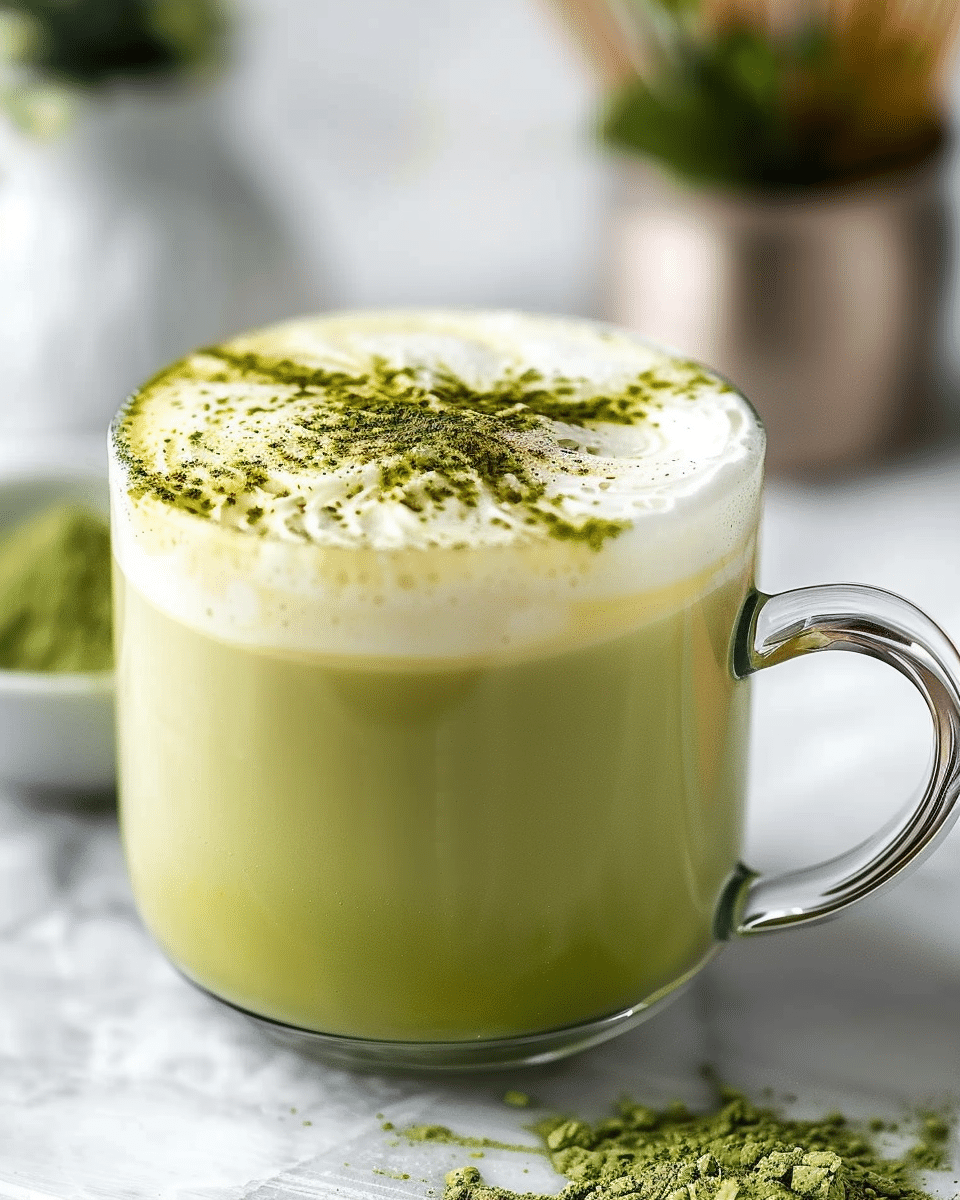 Jasmine Matcha Latte
