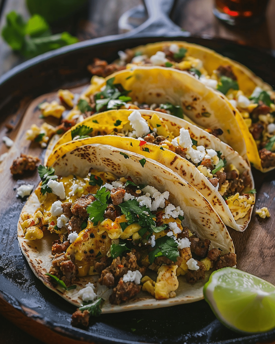 Make Ahead Breakfast Tacos