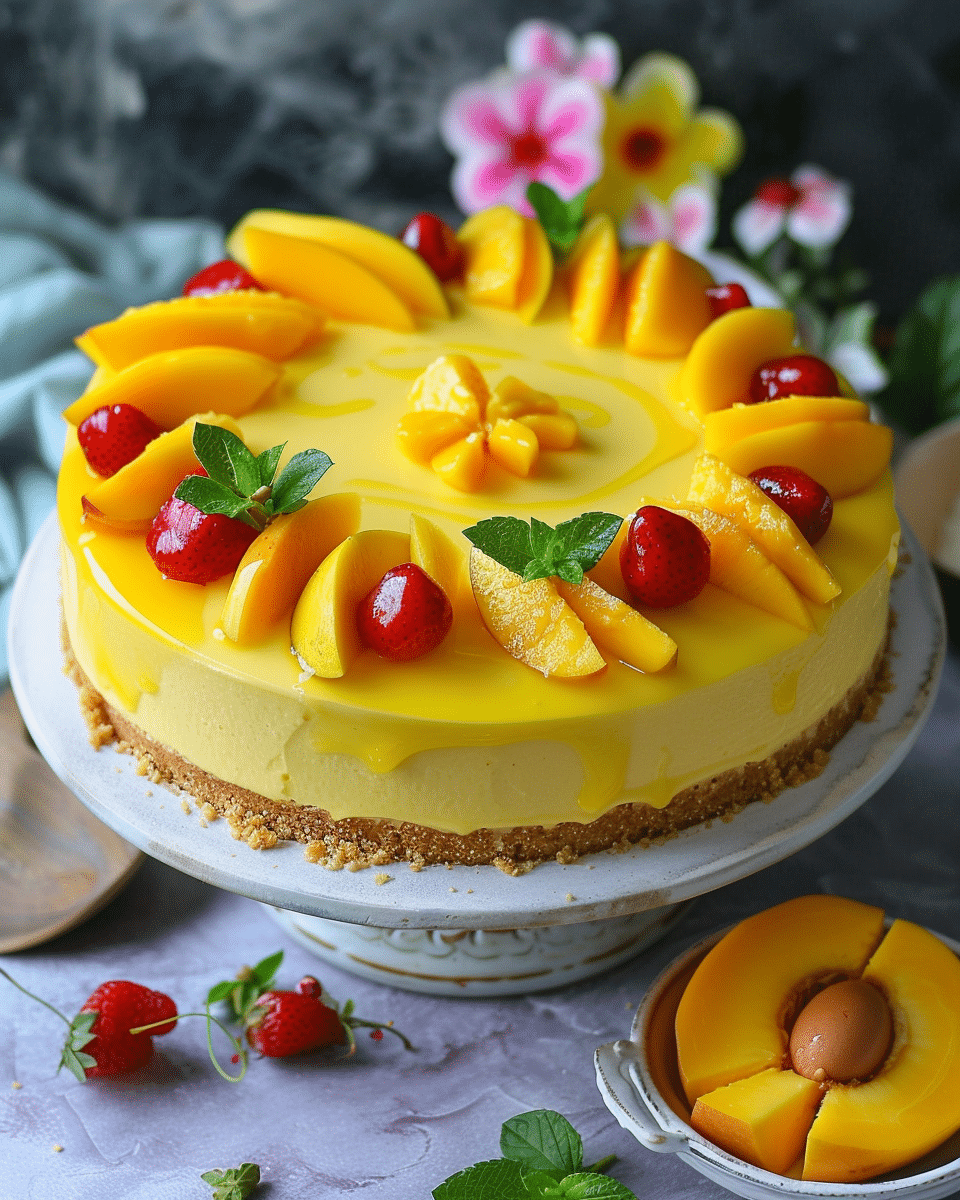 Mango Mousse Cake