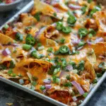 Sheet Pan BBQ Chicken Nachos