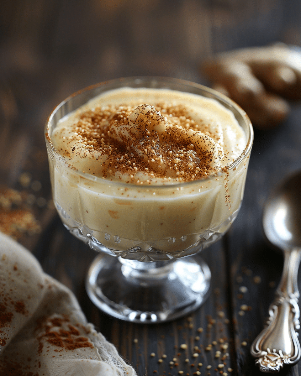 Ginger Milk Pudding