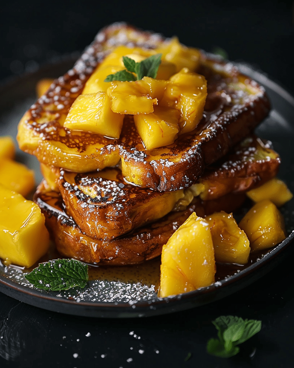 Perfect Mango French Toast
