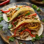 Shredded Chicken Fajitas