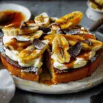 Cake with Caramelised Banana