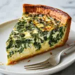 Quiche with Green Spinach