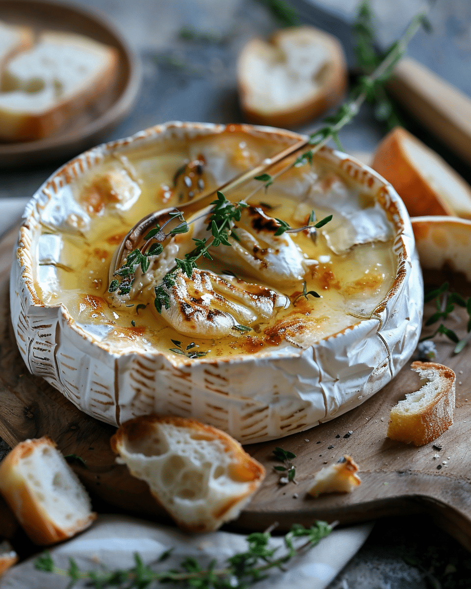 30 Minute Honey Baked Camembert