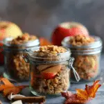 Portable Apple Crumble Jars