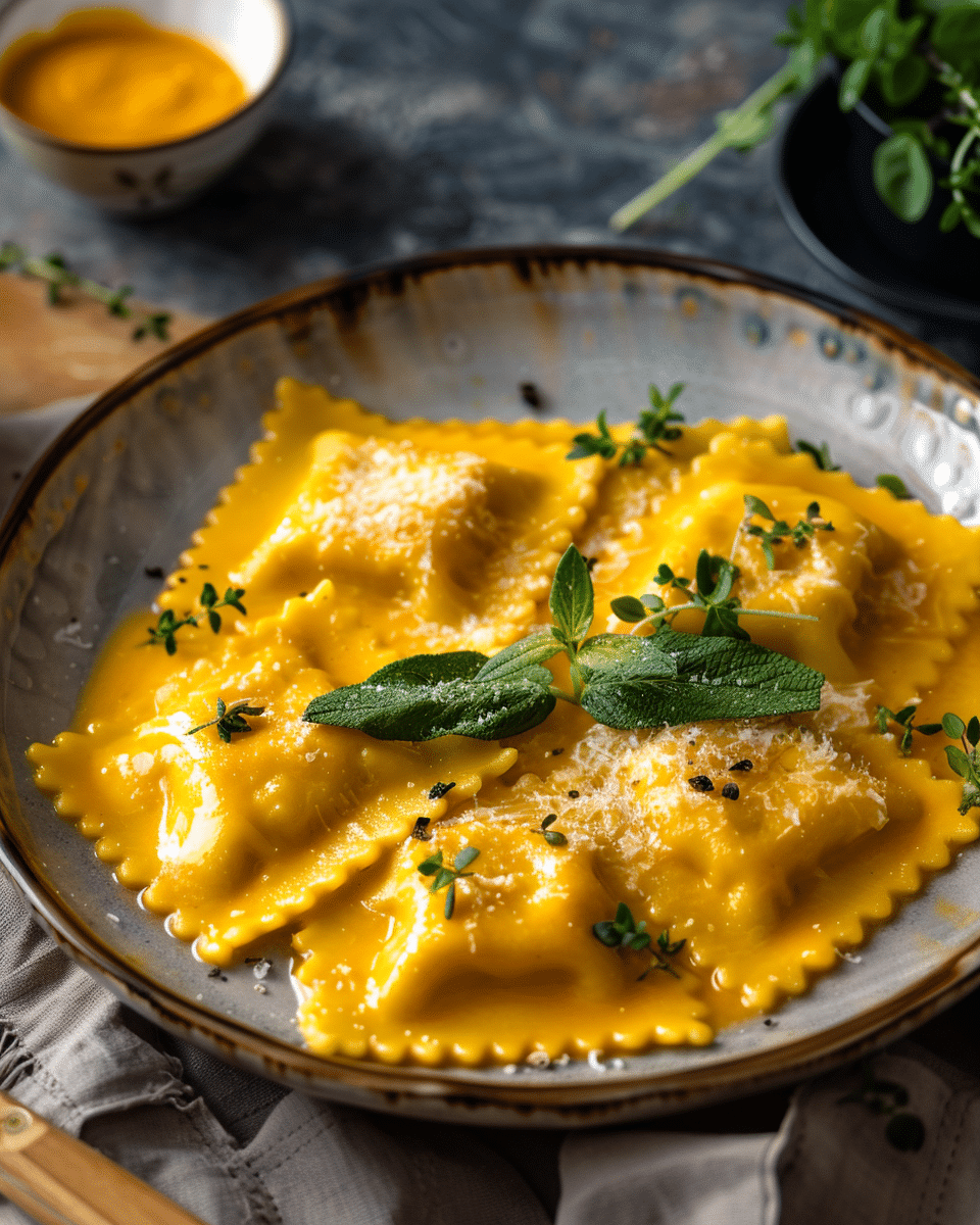 Butternut Squash Ravioli Sauce