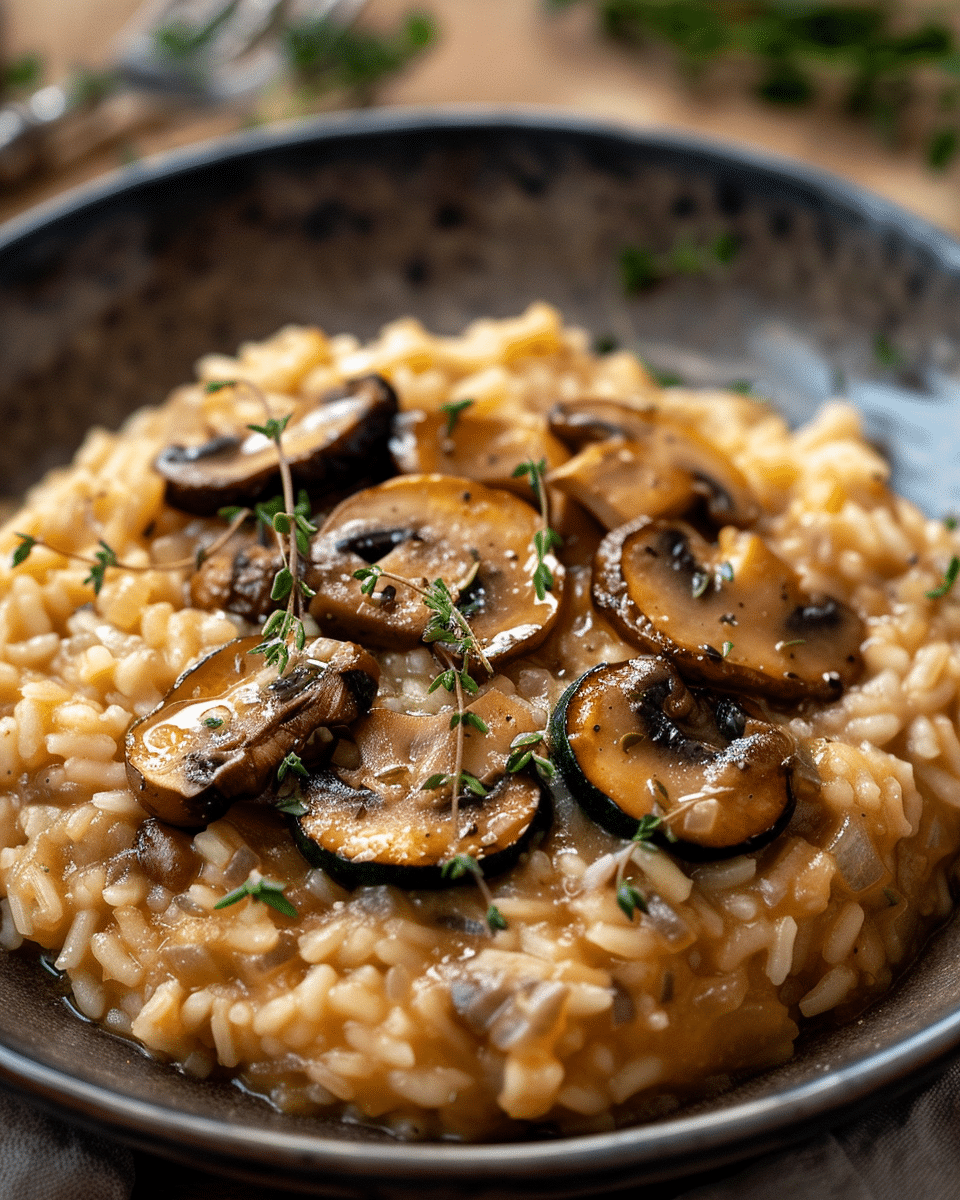 Creamy Pumpkin & Mushroom Risotto