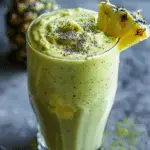 Healthy-ish Avocado Maple Pineapple Milkshake