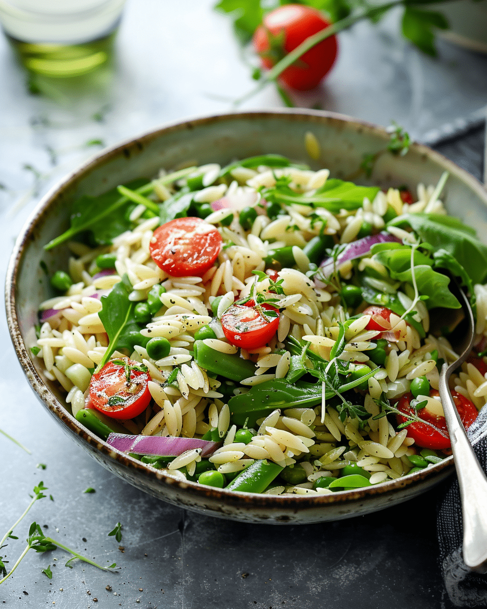 Spring Orzo Salad