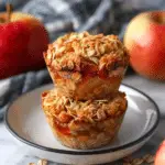 Freezer Friendly Healthy Baked Apple Oatmeal Cups