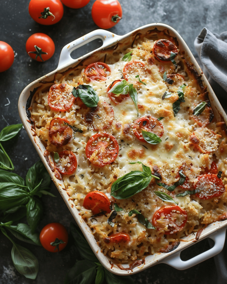 Italian Baked Rice Casserole