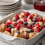 Bread with Raspberries and Raspberries