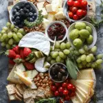 Cheese and Crudites Board