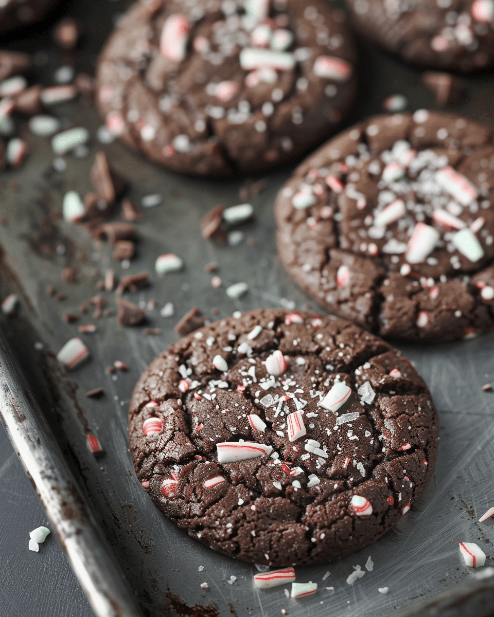 Chocolate Peppermint Cookies