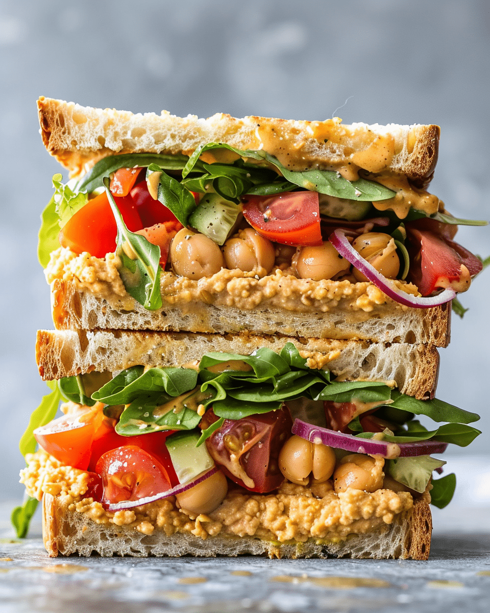 Hummus Sandwich Recipe