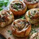French Onion & Roast Beef Pinwheel