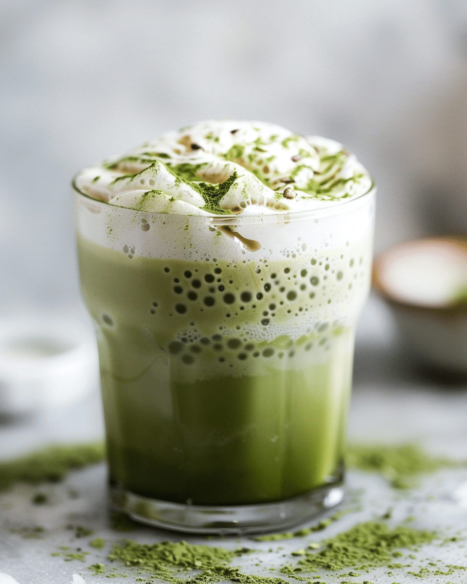 Protein Iced Matcha Latte