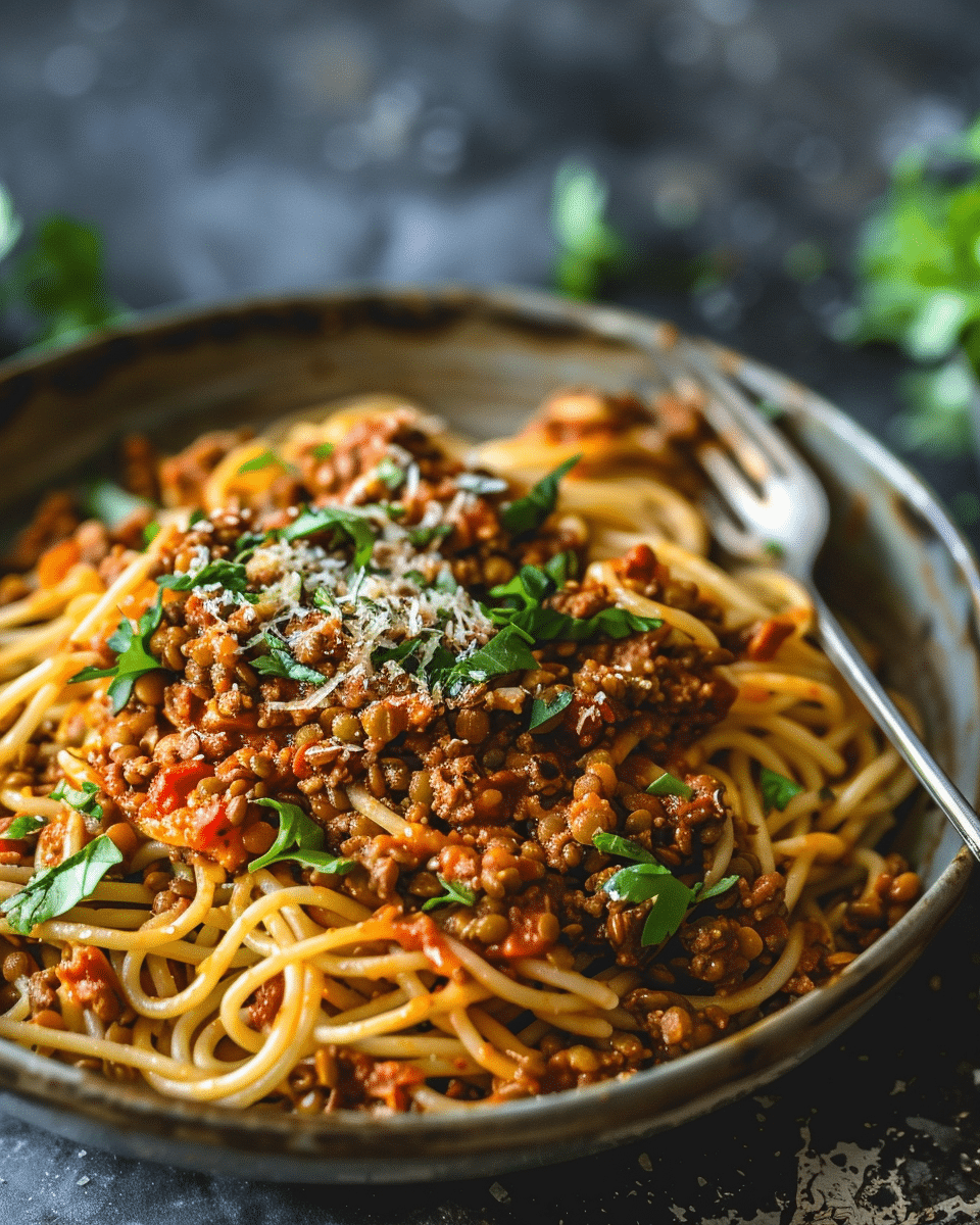 Lentil Bolognese