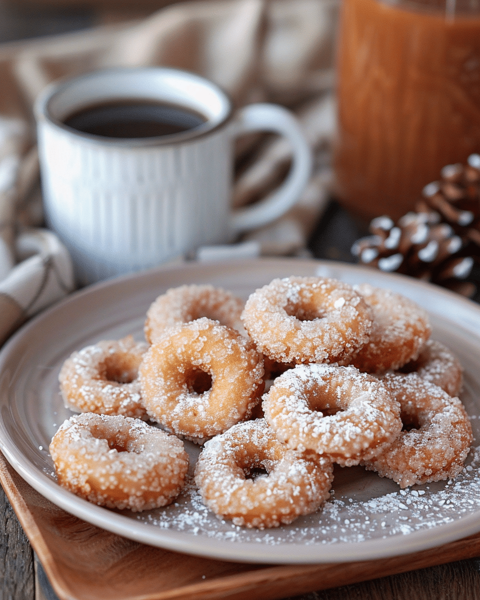Mini Donut Hot Buttered Cheerios