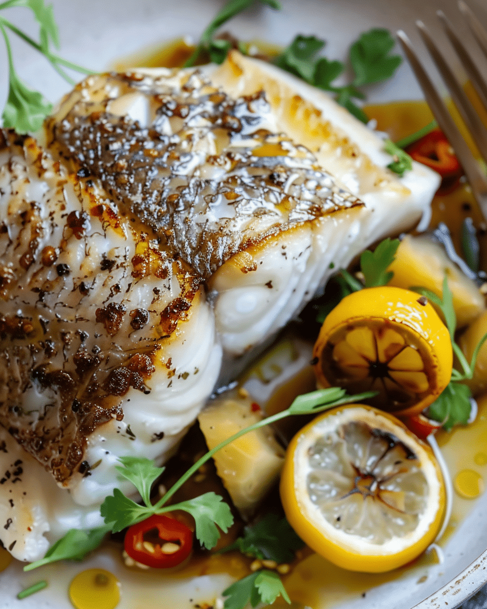 Pan Seared Chilean Sea Bass Recipe