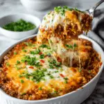 Rice Layered Baked Casserole