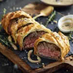 Beef Wellington Bites with Dijon Sauce