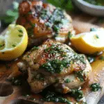 Chicken Thighs with Citrus-Cilantro Salsa Verde