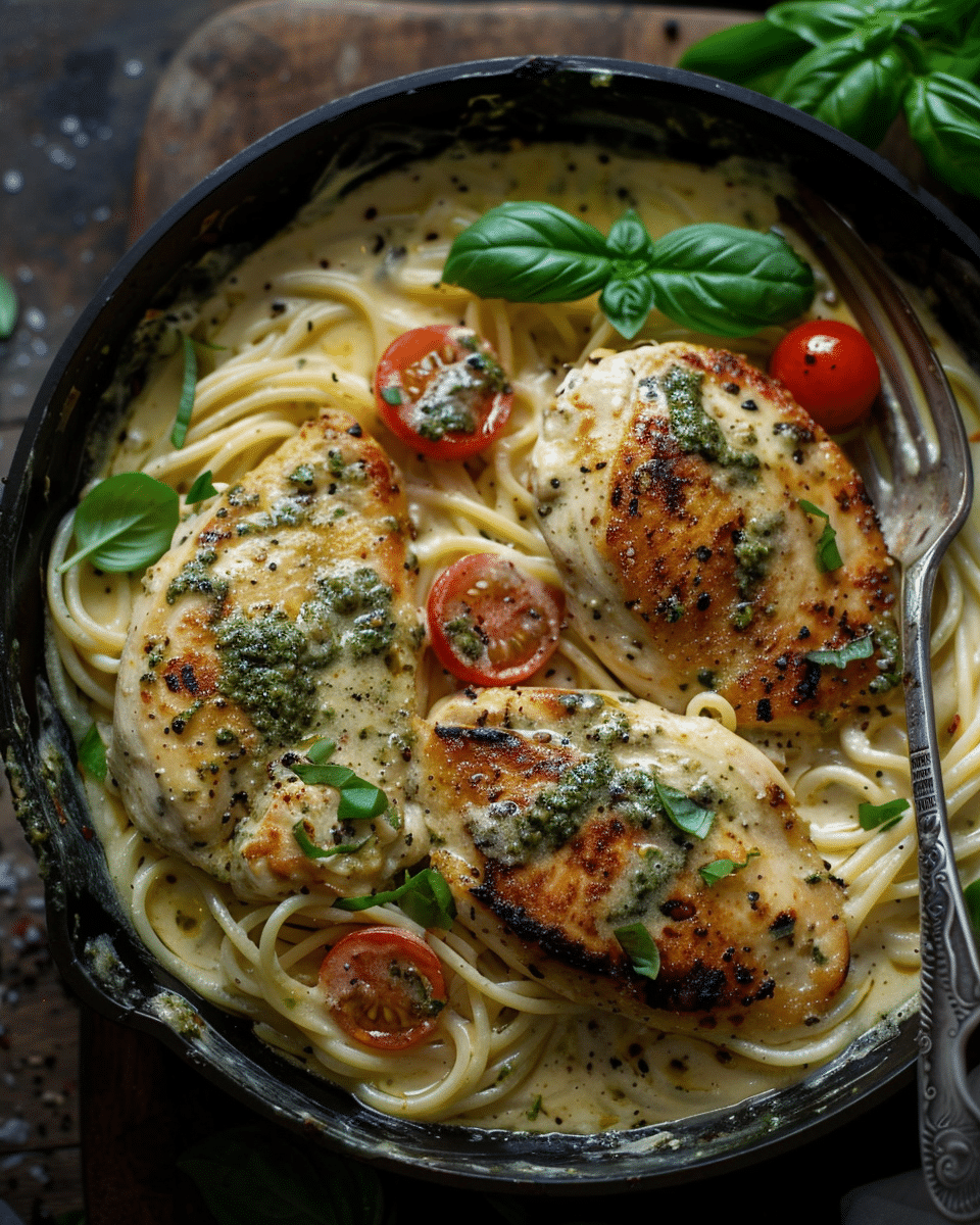 Creamy Pesto Chicken