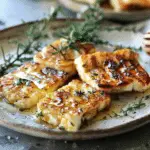 Easy Hot Honey Halloumi