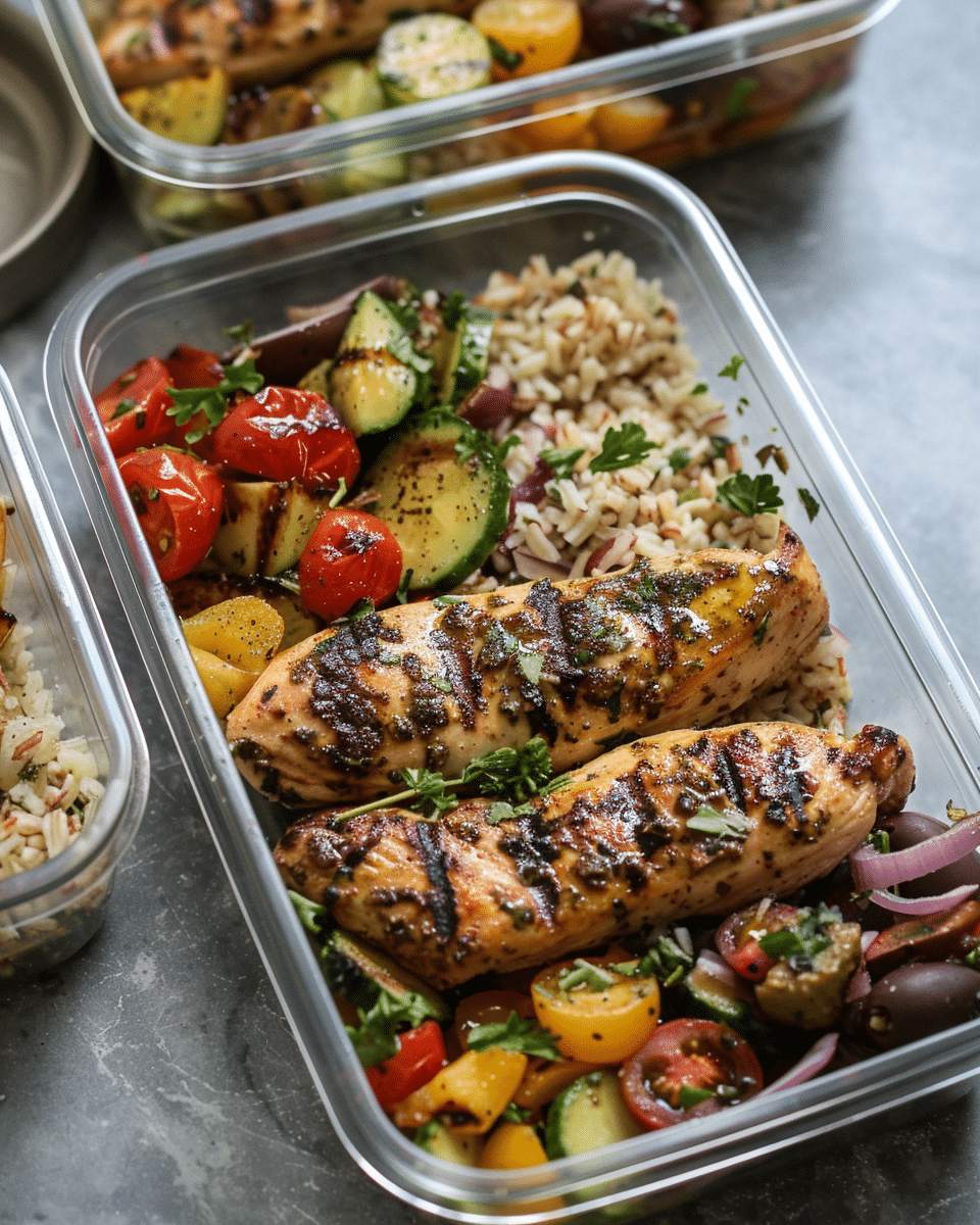 Greek Chicken Meal Prep