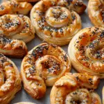 Savory Palmiers with Parmesan & Everything Bagel Spice