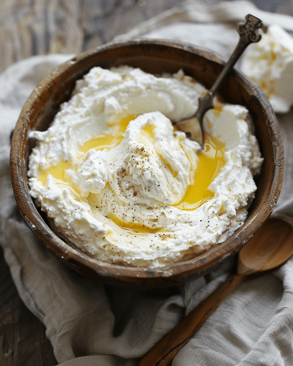 5 Ingredient Whipped Feta with Honey