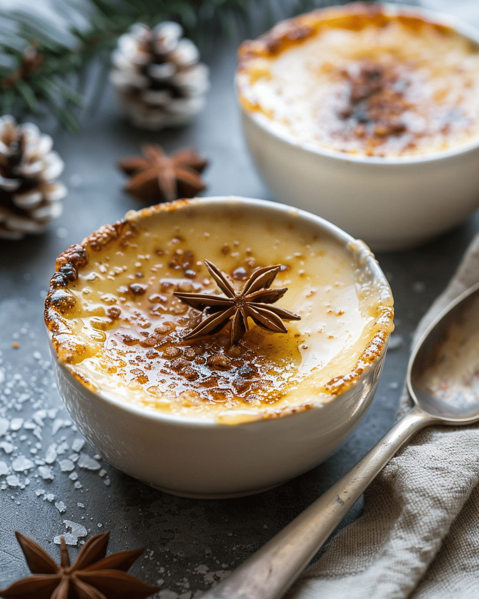 Eggnog Crème Brûlée