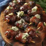  Wrapped Dates with Blue Cheese