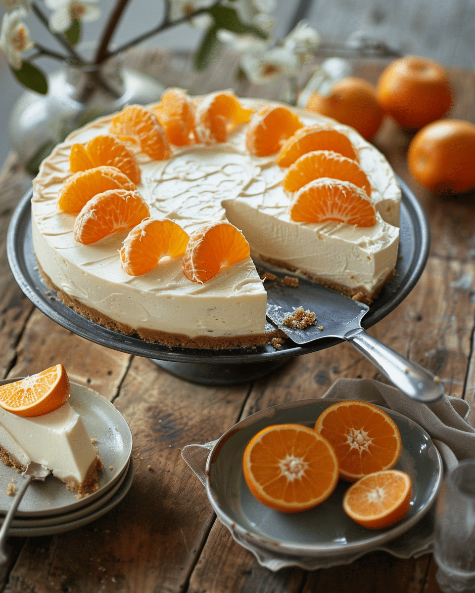 Mandarin Orange Cheesecake