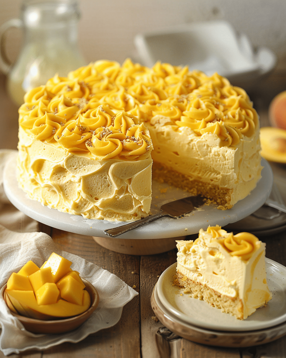 Mango Mousse Cake