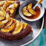Banana Upside-Down Cake with Bundy Sauce