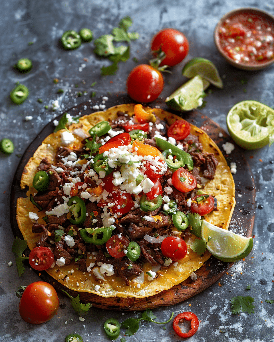 Beef Tostada Recipe